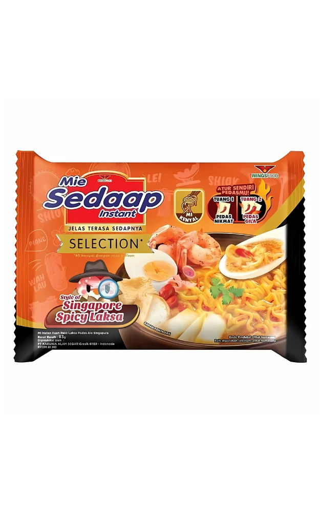 Sedaap Mie Singapore Spicy Laksa 83gram